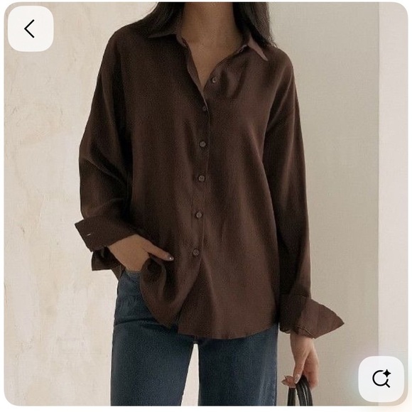 Lululemon brown button up shirt - Picture 12 of 13